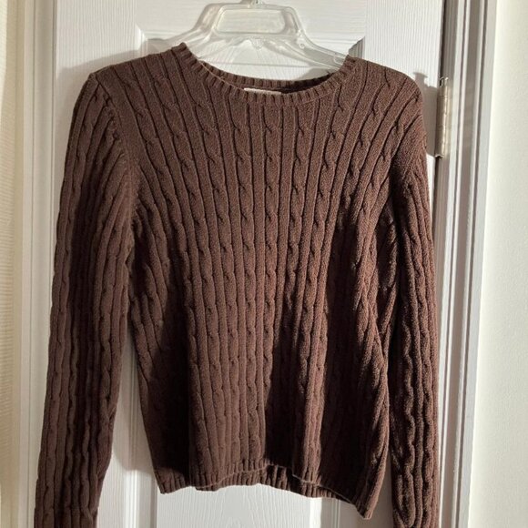 Ladies brown pull-over sweater - Picture 1 of 4